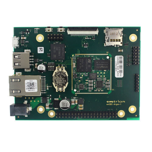 Ordenador monotarjeta Solo/Dual core ARM® Cortex™-A7 - emSBC-Argon - emtrion GmbH - ARM Cortex-M4 / Linux / Yocto