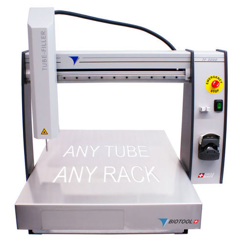 Máquina de llenado para tubos - TF 3000 - Biotool Swiss AG - manual / de botellas / para líquido