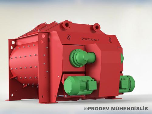 Hormigonera eléctrica - PROMIX - PRODEV MACHİNE - fija / automática / de 2 ejes