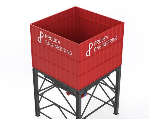 Tolva de almacenaje - PROSTOCK-S series - PRODEV MACHİNE - de carga / para la industria / de productos a granel