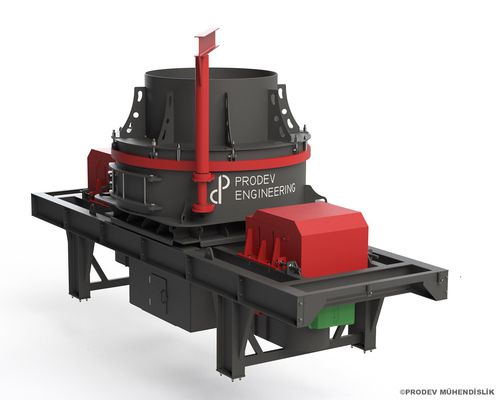 Machacadora de impacto con eje vertical - PROIMPACT-V series - PRODEV MACHİNE - estacionaria / para el sector servicios