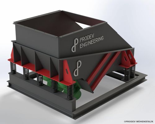 Alimentador vibratorio - PROFEED-V series - PRODEV MACHİNE - para productos a granel / continuo