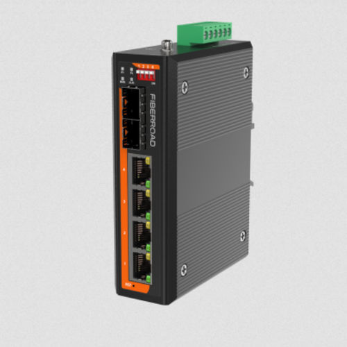 Conmutador Ethernet administrable - FR-7S3204 - Fiberroad Technology - 6 puertos / en riel DIN / de pared