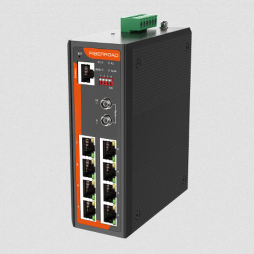 Conmutador Ethernet administrable - FR-7M3 series - Fiberroad Technology - 8 puertos / 10/100BaseT(X) / 8 puertos