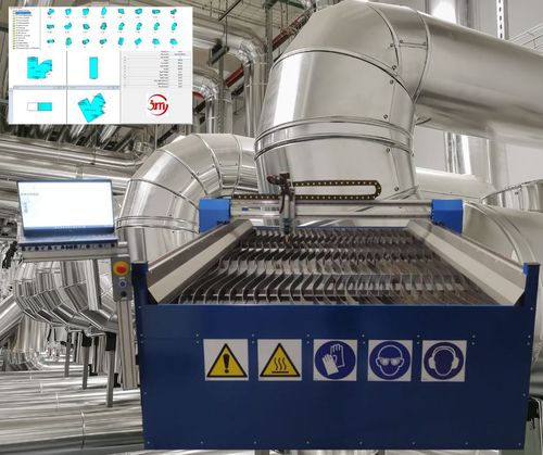 Máquina de corte de plasma - Fast HVAC - JMSCOLPITORI - para metal / para hoja de aluminio / de chapa