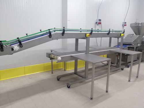 Sistema de transporte para la industria alimentaria y de la bebida - BESATECH Food Processing Machines - para productos alimentarios / para alimentos / de carne