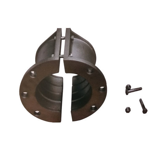 Manguito autoblocante de enganche - TUDERTECHNICA - TUBIGOMMA DEREGIBUS SRL - con brida / atornillable / de aluminio