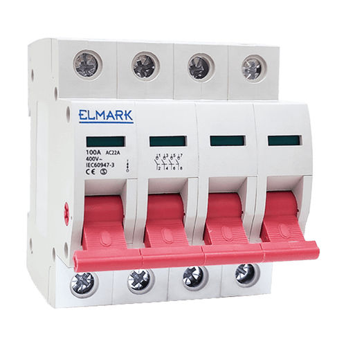 Interruptor seccionador manual - 41944 - Elmark - de baja tensión / unipolar / 4 polos