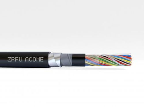 Cable eléctrico de par trenzado - ZPFU - Acome - en espiral / de cobre / de acero