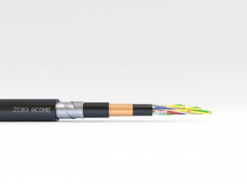 Cable eléctrico en espiral - ZC03 - Acome - de cobre / de acero / de control