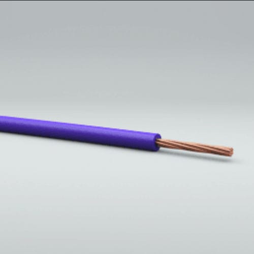 Hilo eléctrico aislado - T150 - Acome - de cobre / de PE / monocatenario