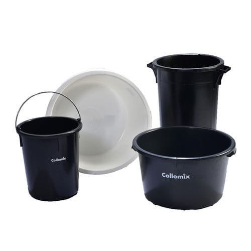 Cubo de plástico - 60177 - Collomix GmbH - redondo / de mortero / para obra