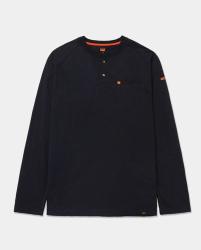 Camiseta de trabajo - 1630020 series - Caterpillar workwear - de algodón / para hombre / negra