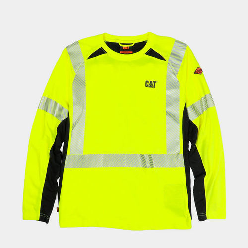 Camiseta de trabajo - 1630007 series  - Caterpillar workwear - de aramida / para hombre / amarilla