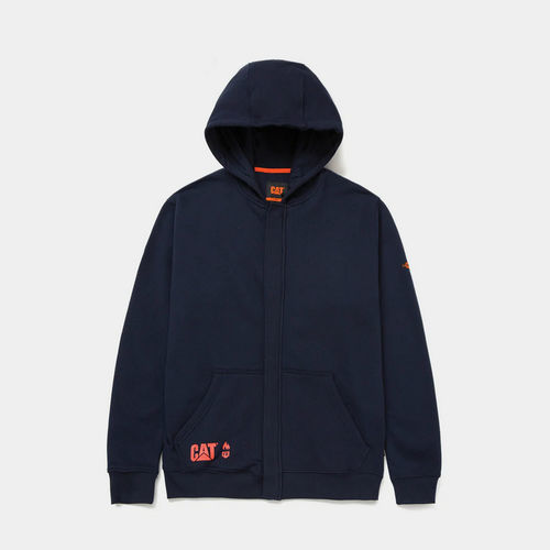 Sudadera con capucha de trabajo - 1910142 series  - Caterpillar workwear - de algodón / para hombre / negro