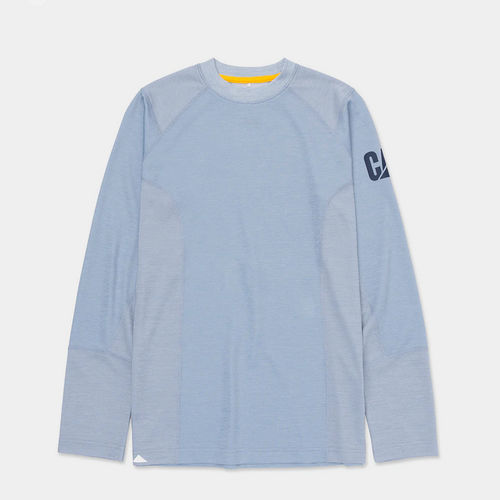 Camiseta de trabajo - 1010228 series  - Caterpillar workwear - de poliéster / para mujer / azul
