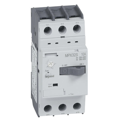 Disyuntor magnetotérmico - 4 173 10 - Legrand - modulable / motor / 3 polos