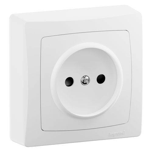 Tomacorriente de pared - 086022L - Legrand - a prueba de choques / de moldeo termoplástico / IP20