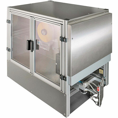 Máquina de etiquetado automática - AP 182 - Bluhm Systeme GmbH - para palés / para la logística / para aplicaciones de impresión y de colocación de etiquetas