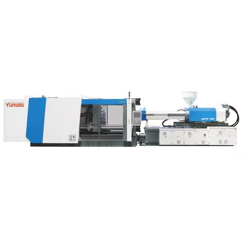 Máquina de inyección horizontal - MOTO-750 - Ningbo Yumoto Precision Machinery Co., Ltd. - hidráulica / con articulación de ángulo
