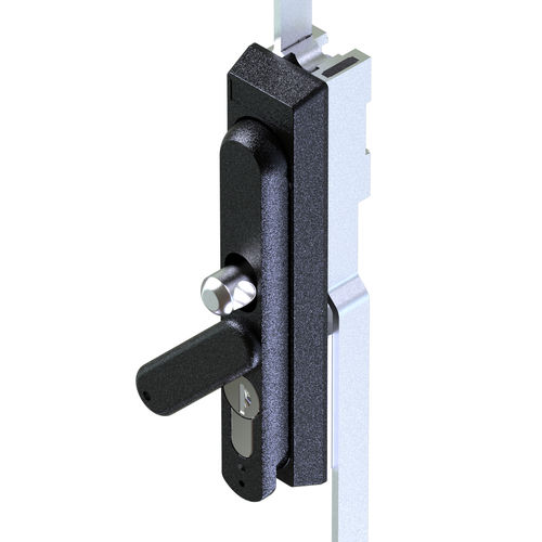 Cerradura con tirador abatible - 1100-2P01-C	 - Wenzhou Yeeka Lock Technology Co., Ltd. - de leva / de llave / de asa