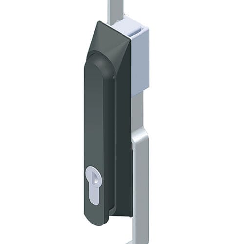 Cerradura con tirador abatible - 1101-2P01-NC - Wenzhou Yeeka Lock Technology Co., Ltd. - de llave / de leva / de asa
