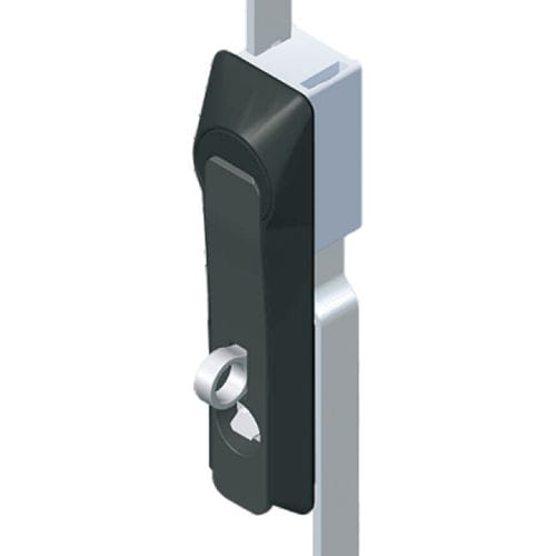 Cerradura con tirador abatible - 1103-2001-10-P  - Wenzhou Yeeka Lock Technology Co., Ltd. - de leva / de llave / de asa
