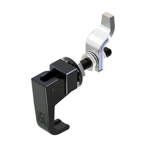 Pestillo de compresión - 1258-02-130 - Wenzhou Yeeka Lock Technology Co., Ltd. - con cerradura / con llave / de zinc