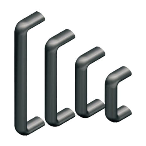 Manilla tubular - 3204-090  - Wenzhou Yeeka Lock Technology Co., Ltd. - de poliamida / en U / reglable