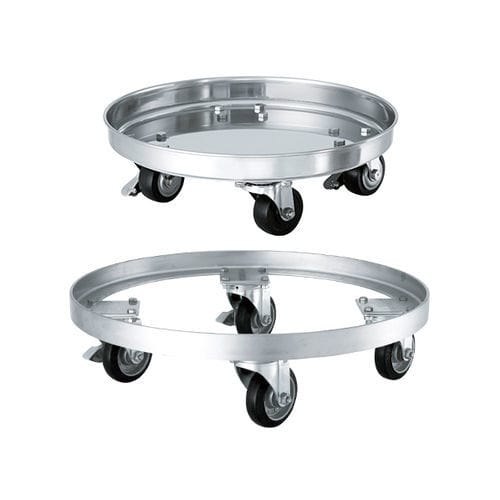 Plataforma rodante portacubetas - KM series - MONOVATE Co., Ltd. - de metal / para paso