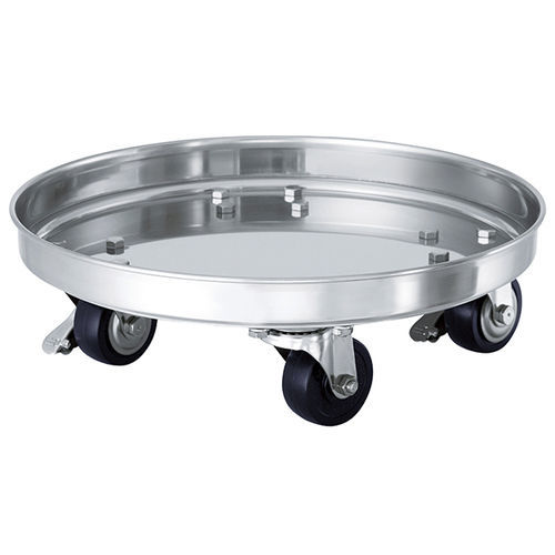 Plataforma rodante portacubetas - KMS-A series - MONOVATE Co., Ltd. - de metal / para paso