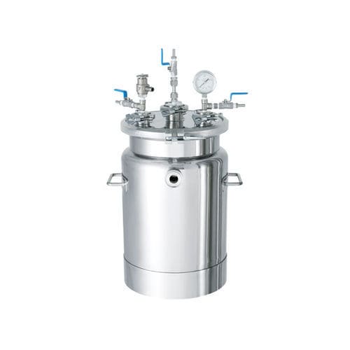 Recipiente de alimentación - PCN-F-J-UT series - MONOVATE Co., Ltd. - para líquido / de acero inoxidable / a presión
