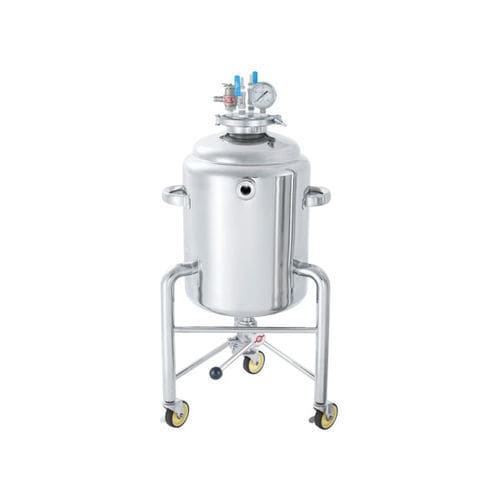 Recipiente de almacenaje - PCN-J-L-UT series - MONOVATE Co., Ltd. - para líquido / de acero inoxidable / a presión