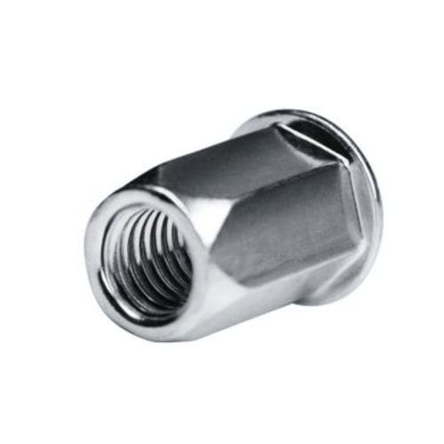 Tuerca hexagonal - 7551200100-74 - Goebel Group - autoinsertable remachable / de acero zincado / de cabeza plana