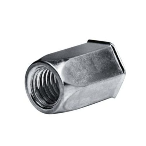 Tuerca hexagonal - 7551002100-74 - Goebel Group - autoinsertable remachable / de acero zincado / de cabeza avellanada