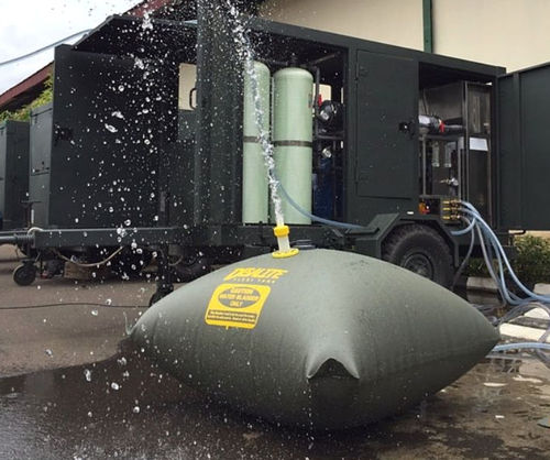 Depósito de almacenamiento de agua potable - Flixtank - de poliéter / flexible / de vejiga