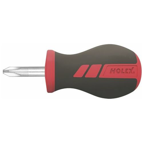 Destornillador de estrella - 668471 - HOLEX - con mango corto / de acero