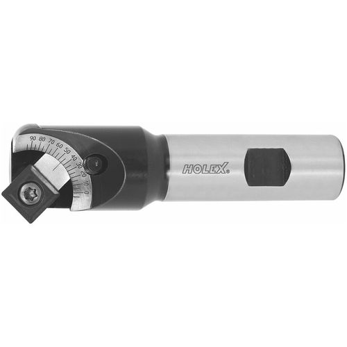 Fresa de plaquitas intercambiables - 216635 - HOLEX - de desbastado / Weldon / para calibrado