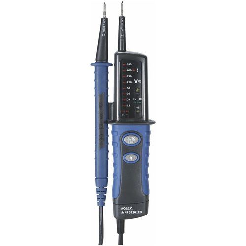 Comprobador de tensión - 473120 - HOLEX - de continuidad / de polaridad / de LED