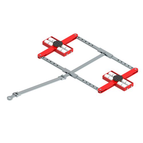 Rodador para carga pesada - ECO-Skate DUO (NY) iN160D 16to - HTS Hydraulische Transportsysteme GmbH - para transporte / manual / para 4 puntos de carga