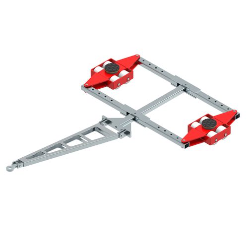 Rodador para carga pesada - ECO-Skate DUO XL (NY) XN20D 20to - HTS Hydraulische Transportsysteme GmbH - para transporte / para 4 puntos de carga
