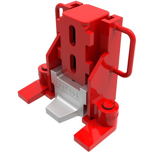 Gato hidráulico - ECO-Jack XR-Serie EJ150-3XR 15to - HTS Hydraulische Transportsysteme GmbH - de uña / 15 toneladas / para elevación de maquinaria