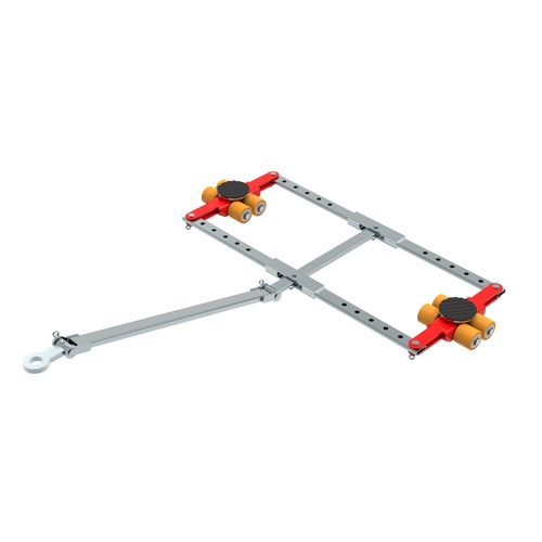 Rodador para carga pesada - ECO-Skate DUO (PU) i60D 6to - HTS Hydraulische Transportsysteme GmbH - para transporte / manual / para 4 puntos de carga
