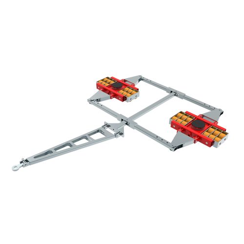 Rodador para carga pesada - ECO-Skate DUO XL X48D 48to - HTS Hydraulische Transportsysteme GmbH - para transporte / para 4 puntos de carga