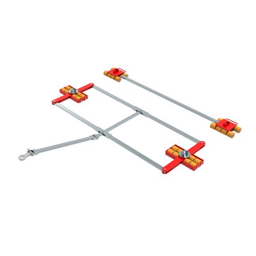 Rodador para carga pesada - ECO-Skate ISOCON IC120D + IC120S 24to - HTS Hydraulische Transportsysteme GmbH - para transporte / para contenedores / para 4 puntos de carga