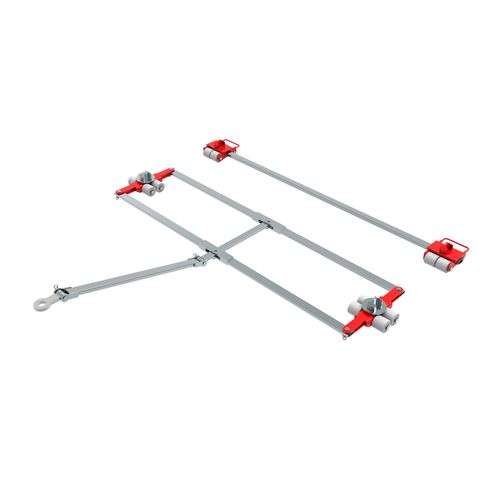 Rodador para carga pesada - ECO-Skate ISOCON ICN80D + ICN80S 16to - HTS Hydraulische Transportsysteme GmbH - para transporte / para contenedores / para 4 puntos de carga