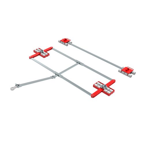 Rodador para carga pesada - ECO-Skate ISOCON ICN160D + ICN160S 32to - HTS Hydraulische Transportsysteme GmbH - para transporte / para contenedores / para 4 puntos de carga
