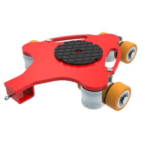 Rodador rotativo - ECO-Skate® ROTOflex (PU) R14 1,4to - HTS Hydraulische Transportsysteme GmbH - para transporte / manual / 360°