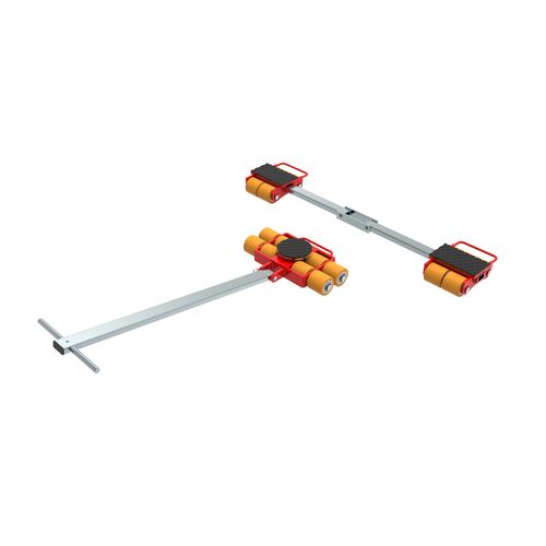 Rodador para carga pesada - ECO-Skate IDEAL (PU) i60L + i60S 12to - HTS Hydraulische Transportsysteme GmbH - para transporte / manual