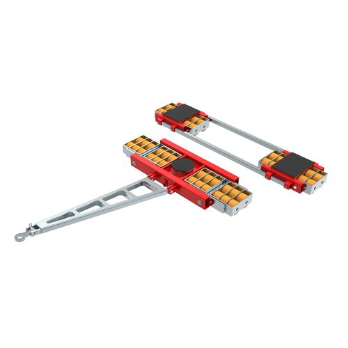 Rodador para carga pesada - ECO-Skate&reg; XL (PU) X48L + X48S - HTS Hydraulische Transportsysteme GmbH - para transporte / manual
